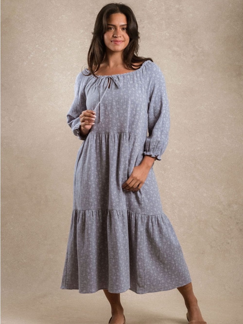 Neuflora Isabella dress Blue floral